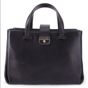 Kate Spade BLK Natacha Lovett Street Leather Tote